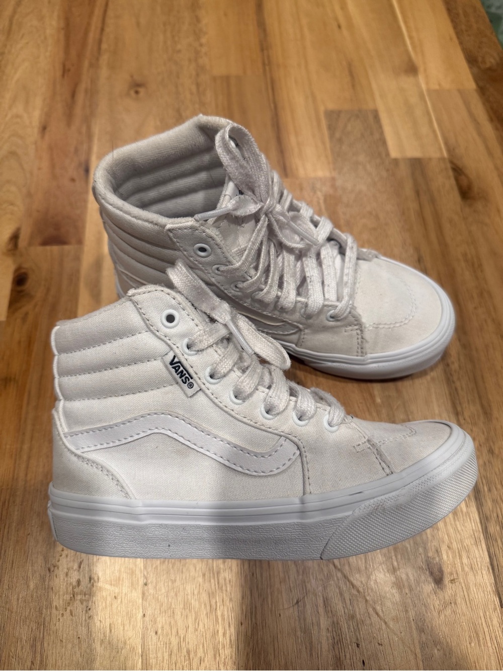 Vans kids Sk8-Hi High Top Sneakers in White